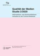 Thomas N. Friemel, Sarah Geber, & Sonja Egli (2020). Informations- und Kommunikationsverhalten in der Corona-Pandemie.