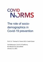 Fachdiskussion Covid 19 Taskforce (21.01.2021): The role of socio-demographics in Covid-19 prevention